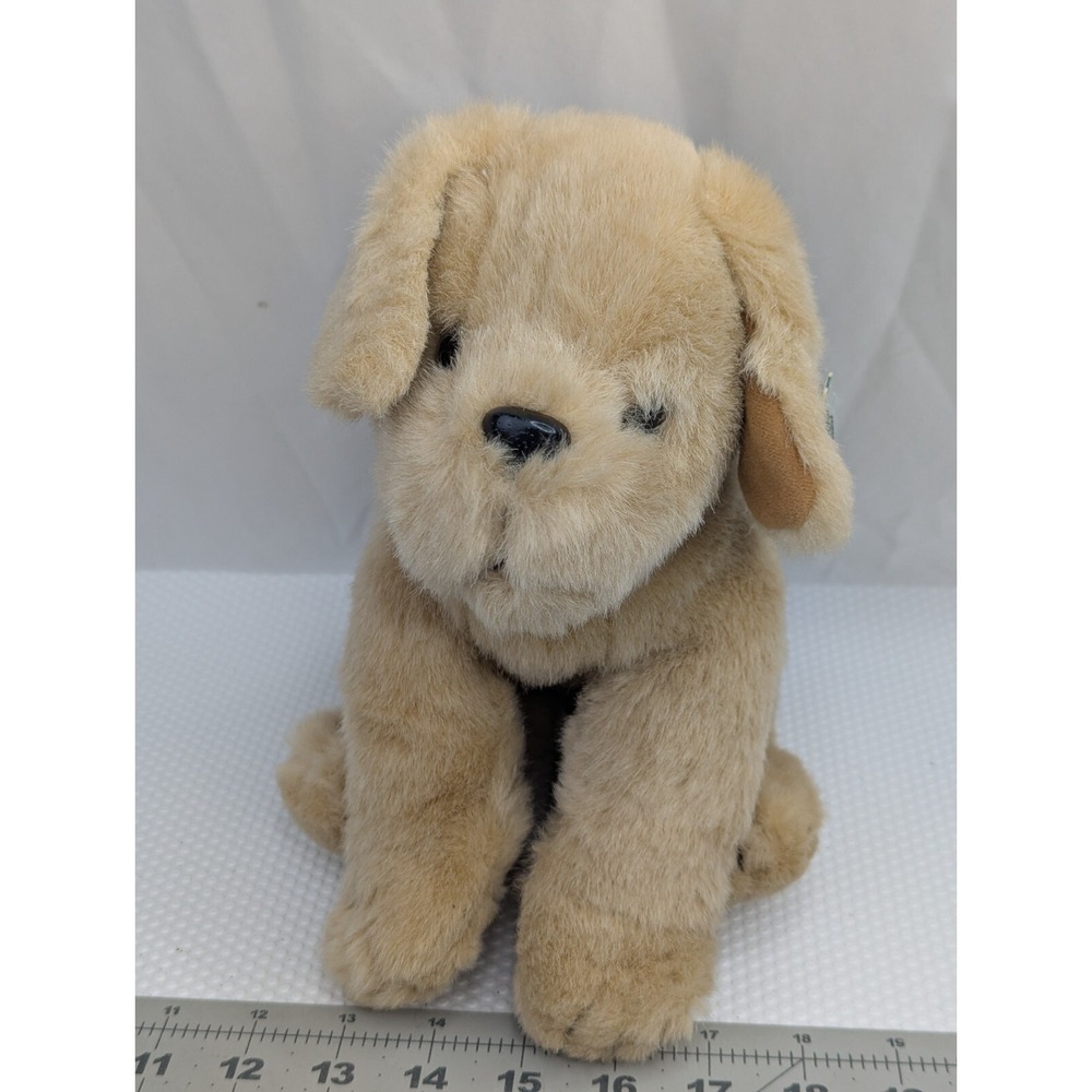 Bearington Tan Dog Plush 10 Inch‎ Stuffed Animal Toy